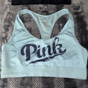 PINK Victoria's Secret Aqua Sports Bra